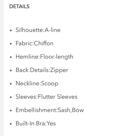 BLACK BRIDESMAID DRESS - Picture 8 of 9